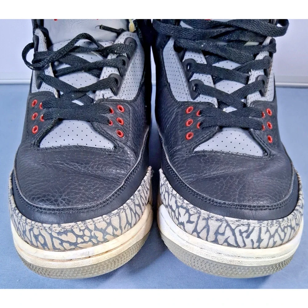 Nike Air Jordan 3 Retro OG Black Cement 2018 Men's Size 10 854262-001 Authentic
